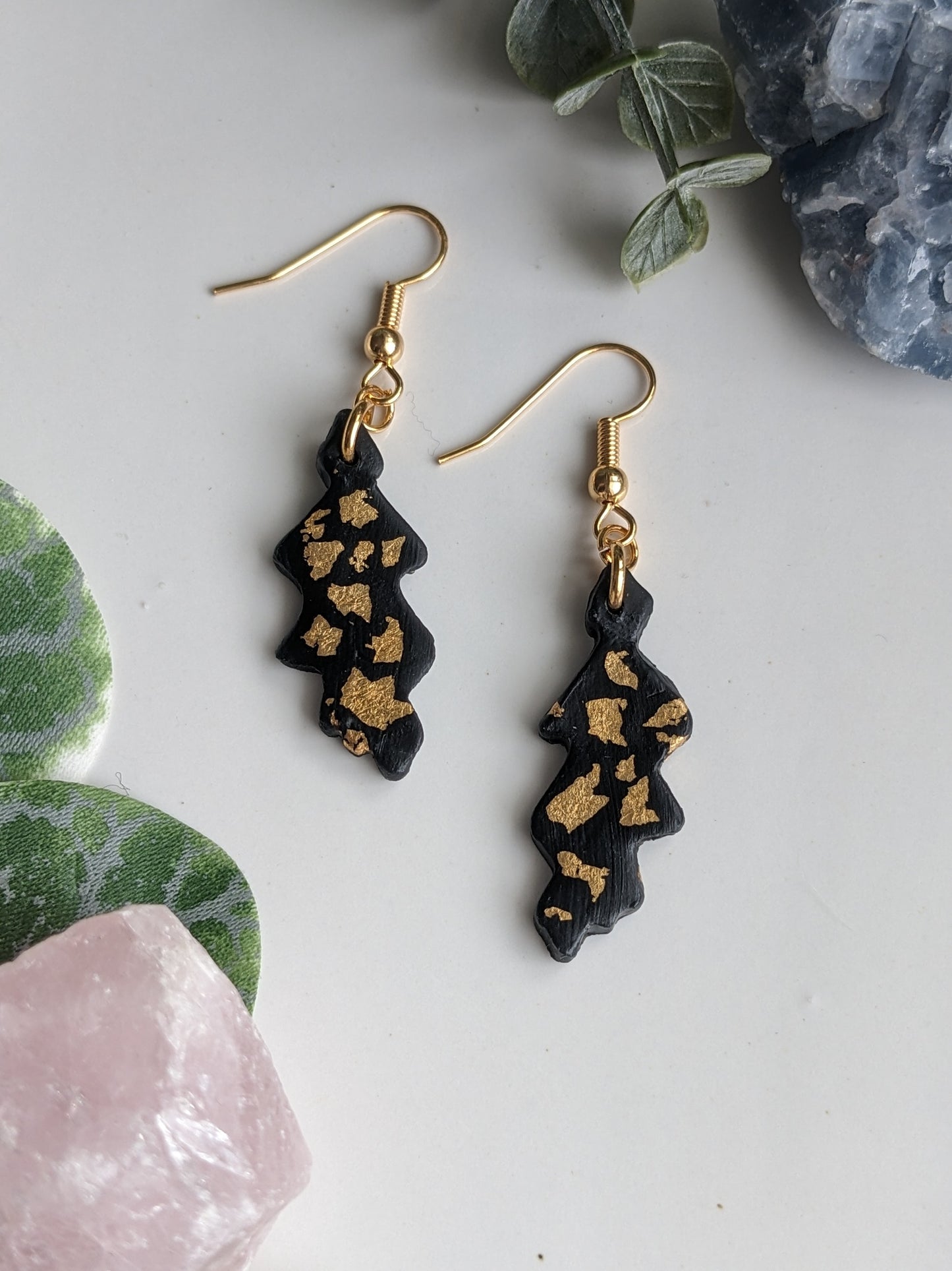 Black and Gold Abstract