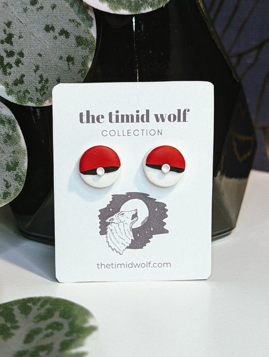 Pokeball Studs